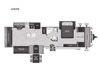 Premier Ultra Lite 34RIPR Floorplan Image