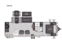 Premier Ultra Lite 29RKPR Floorplan Image