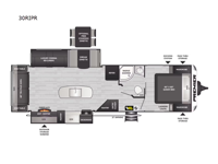 Premier Ultra Lite 30RIPR Floorplan Image