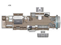 2025 Entegra Coach Cornerstone 45B Floorplan