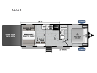 Cherokee Wolf Pack 24-14.5 Floorplan