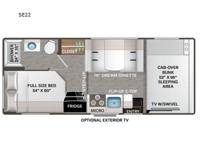 Quantum SE SE22 Chevy Floorplan Image
