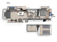 Timberwolf 39DL Floorplan Image