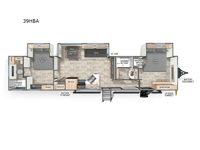 Timberwolf 39HBA Floorplan Image