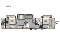 Wildwood Lodge 42DMS Floorplan Image
