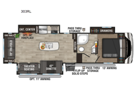 Sportsmen 303RL Floorplan Image