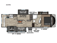 Sportsmen 303MB Floorplan Image