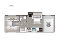 Four Winds Sprinter 24LV Floorplan Image