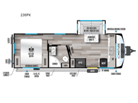 Longitude 230FK Floorplan Image