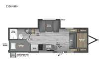 M-Series 2326MBBH Floorplan Image