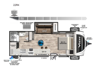 Vibe 22RK Floorplan Image