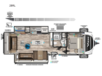 Vibe 28RL Floorplan Image