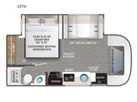 Compass AWD 23TW Floorplan Image