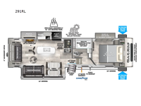 Salem Hemisphere 291RL Floorplan Image