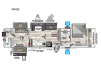 Salem Hemisphere 356QB Floorplan Image