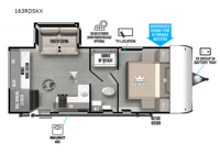 Salem FSX 163RDSKX Floorplan Image