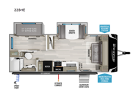 Imagine XLS 22BHE Floorplan