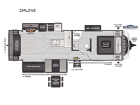 Cougar Half-Ton 29RLSWE Floorplan Image