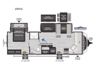 Cougar Half-Ton 25FKD Floorplan