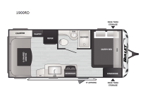 Bullet Classic 1900RD Floorplan Image