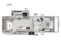 Wildwood F255RD Floorplan Image