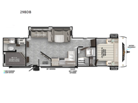Wildwood 29BDB Floorplan Image
