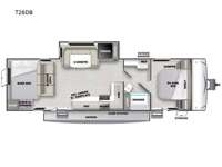 Wildwood T26DB Floorplan Image