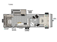 Wildwood T25RD Floorplan Image