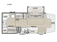 Prism Elite 24MBE Floorplan Image