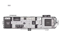 Raptor Carbon Series 310 Floorplan Image