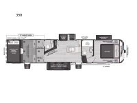 Raptor Carbon Series 358 Floorplan