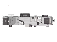 Raptor Carbon Series 418 Floorplan Image