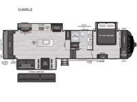 Sprinter Limited 3190RLS Floorplan Image
