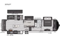 Sprinter Limited 3570LFT Floorplan Image