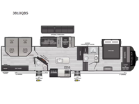 Sprinter Limited 3810QBS Floorplan Image