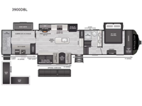 Sprinter Limited 3900DBL Floorplan Image