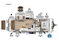 Grand Surveyor 253RLS Floorplan Image