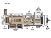 New 2025 Forest River RV Grand Surveyor 305RLBS image