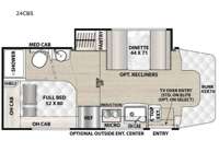 Prism Select 24CBS Floorplan Image