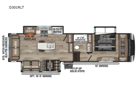 Durango D301RLT Floorplan Image