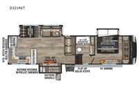Durango D321RKT Floorplan Image