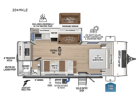 New 2025 Forest River RV Surveyor Legend 204MKLE image