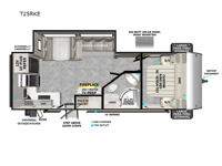 Salem 25RKE Floorplan Image