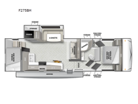 Salem 275BH Floorplan Image