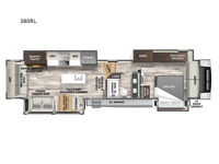 Cedar Creek 380RL Floorplan Image
