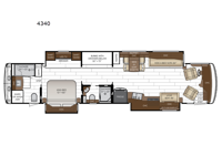 Dutch Star 4340 Floorplan Image