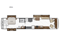 Dutch Star 4311 Floorplan Image