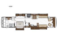 Dutch Star 4369 Floorplan Image