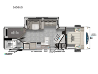 New 2025 Forest River RV Salem 26DBUD image