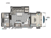 Salem 22RBS Floorplan Image